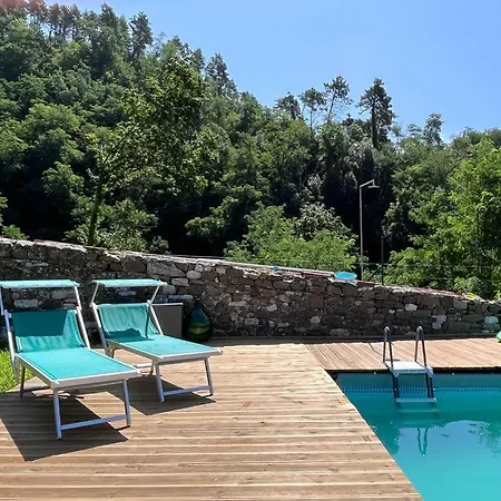 Podere Il Giardino - Casale Rustico Degli Ulivi Con Piscina E Parco - Lucca * Loppeglia